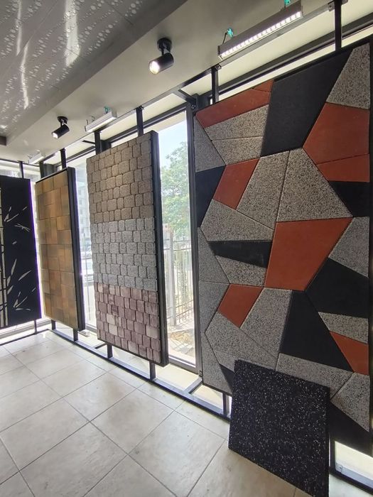 Брусчатки Каменный ковёр Травертин Гранит