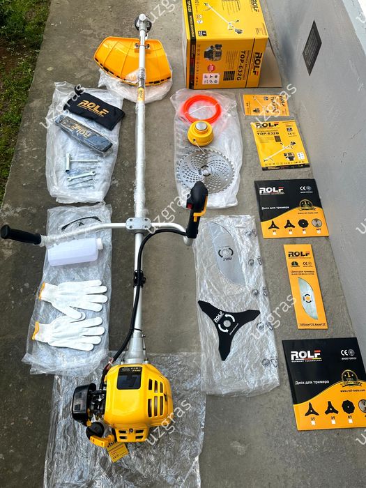 Бепул доставка 4х тактный бензиновый триммер Rolf новый