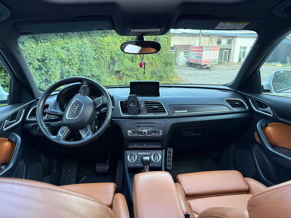 Audi Q3-2.0TDI-140CP-2014-AUTOMAT-TRAPA PANORAMICA-S-LINE-Piele Coniac -Webasto