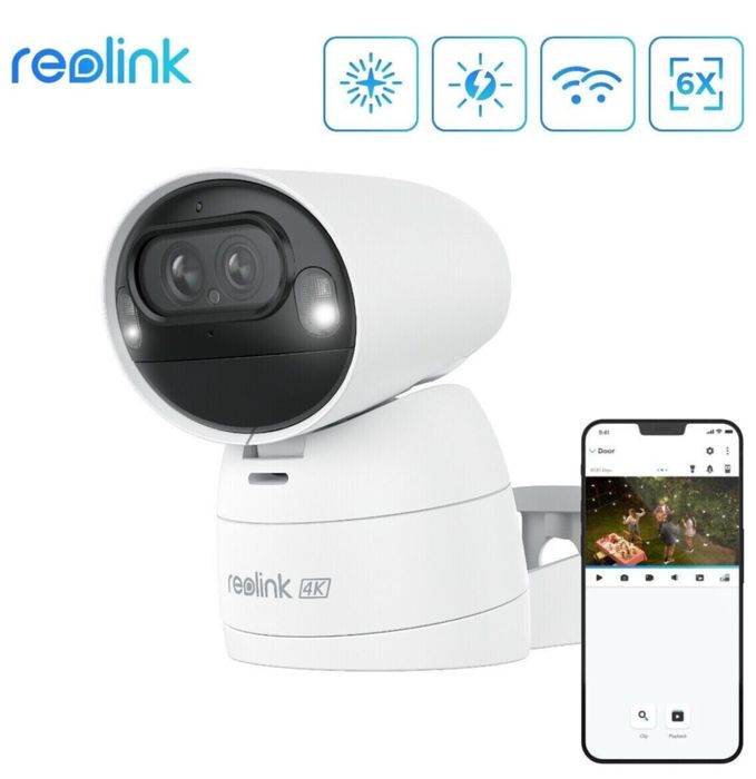 Камера със солар Reolink Argus Track 4K + solar 6W