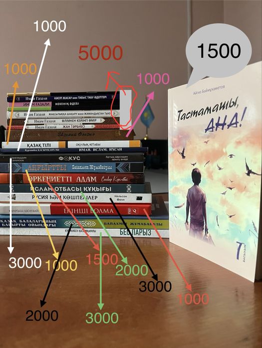 Қазақша кітаптар / книги