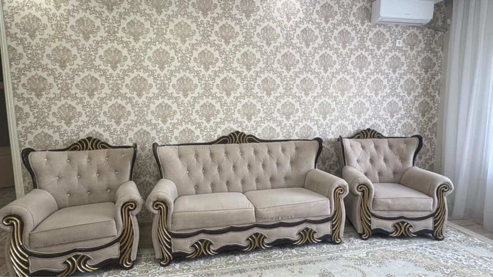 Диван с 2 креслами