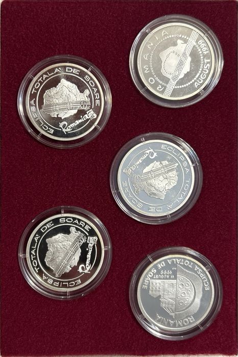 Set argint Eclipsa di anul 1999,in caseta originală !