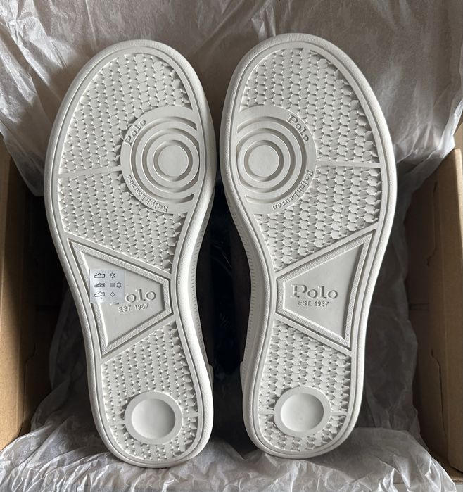 Polo Ralph Lauren Hrt Crt II ОРИГИНАЛ дамски сникърси/кецове велур 37