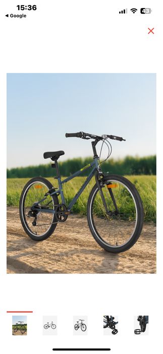 Велосипед от фирмы denton, черный