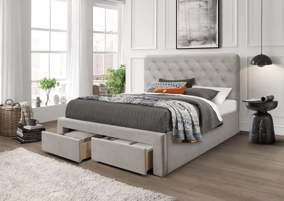 Тапицирано легло Marisol Бежово