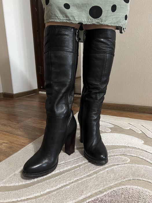 Сапоги натуральная кожа