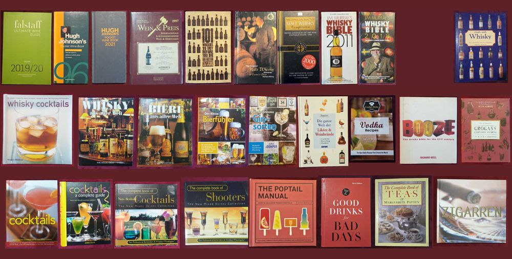 Вино, бира, уиски, алкохол, коктейли, пури - 27 книги
