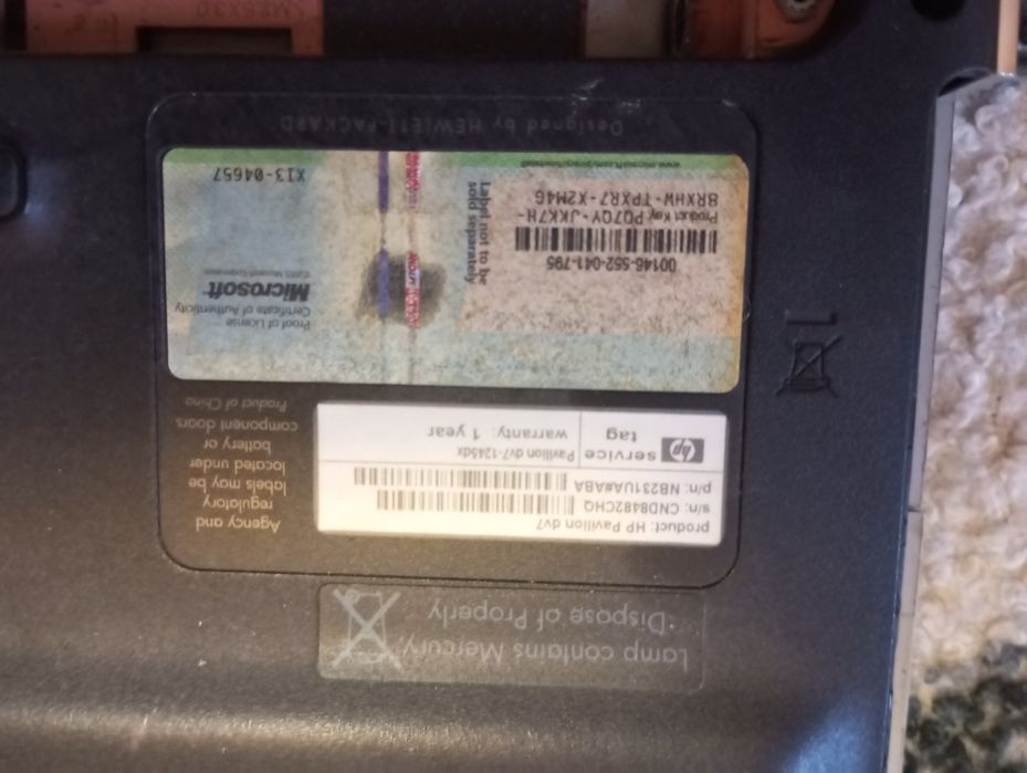 Ноутбук на запчасти