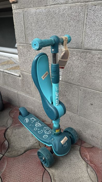 Самокат детский с сидушкой