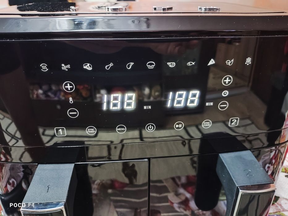 Двузонов фритюрник с горещ въздух Silvercrest SHLFD 2600 B1