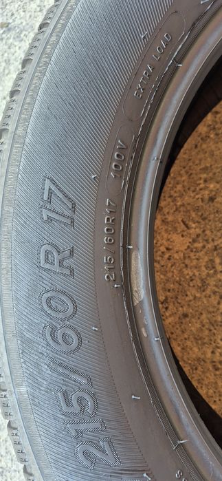 4 anvelope M+S Michelin 215/60/17,dot 2020.Pretul este pe bucata.