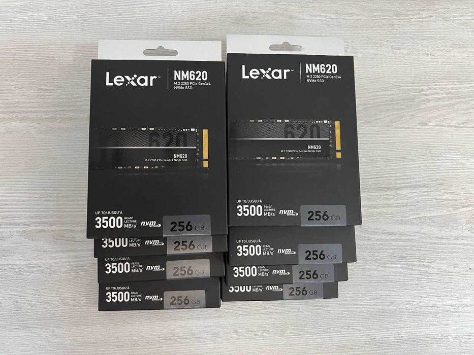 Новые NVMe SSD накопители Lexar 256GB