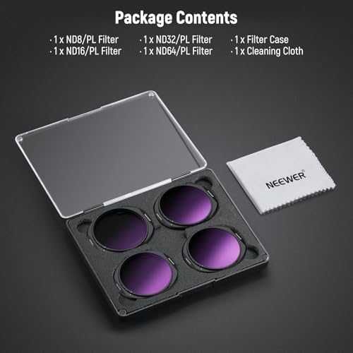 Нови DJI Mavic 4 Pro ND/PL Филтри Комплект ND8-64 Поляризиращи за дрон