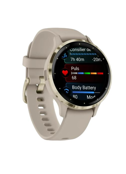 Ceas Garmin Venu 3S Bej/Auriu, ca Nou