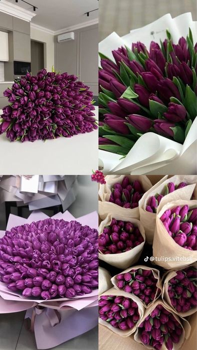 Принимаем заказы свежие тюльпаны