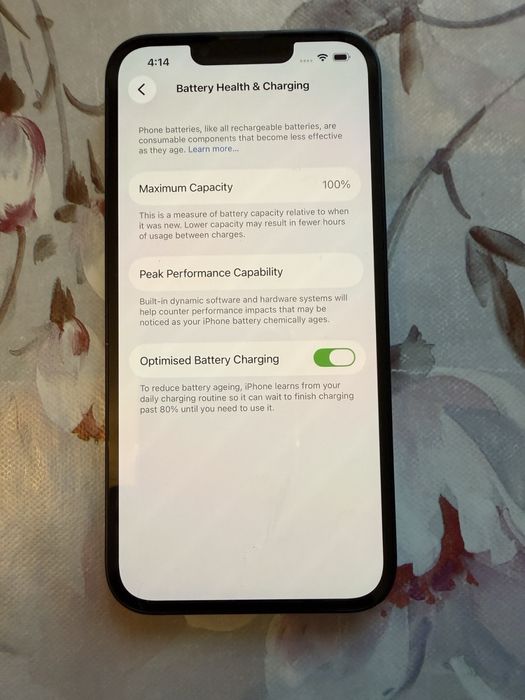Iphone 13 128GB 100% battery
