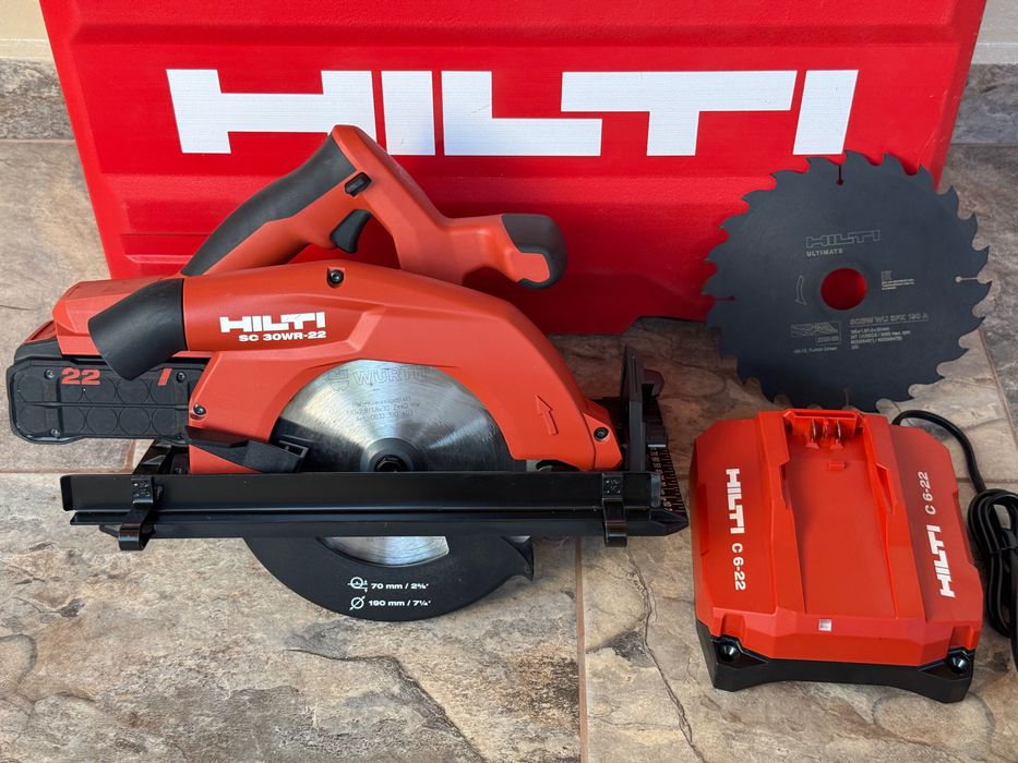 Hilti SC 30WR-22 Nuron циркуляр + 5.1Ah + зарядно + куфар