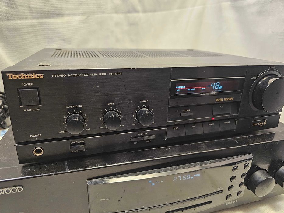 Amplificator Technics SU-X301 + Receiver Stereo Kenwood KR-A4080