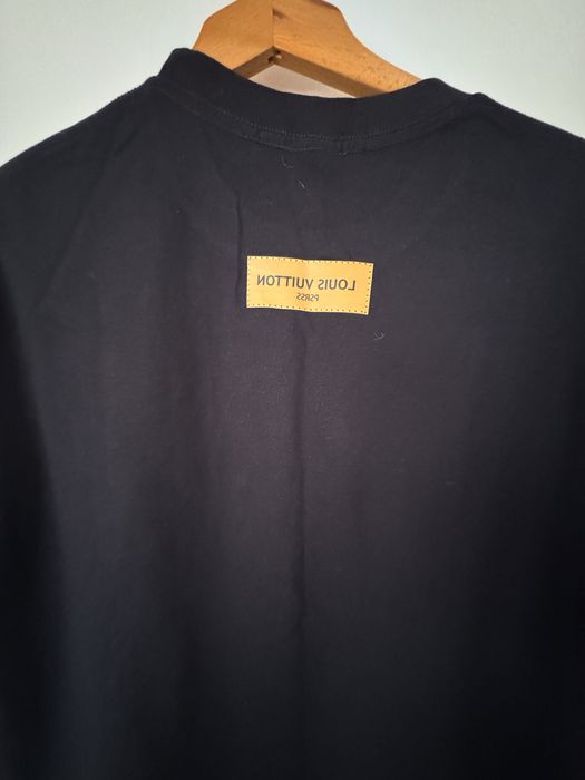 Черна тениска на louis vuitton