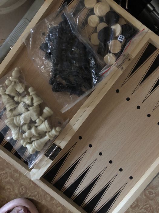 Продам нарды шахматы 3в1