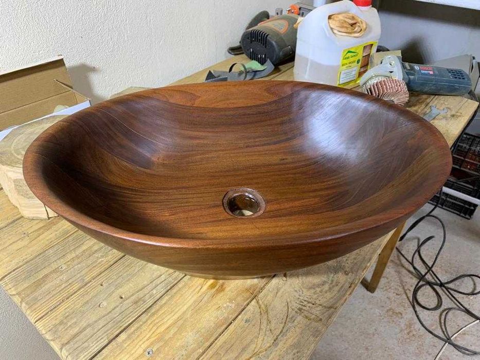 Lavoar baie lemn IPE