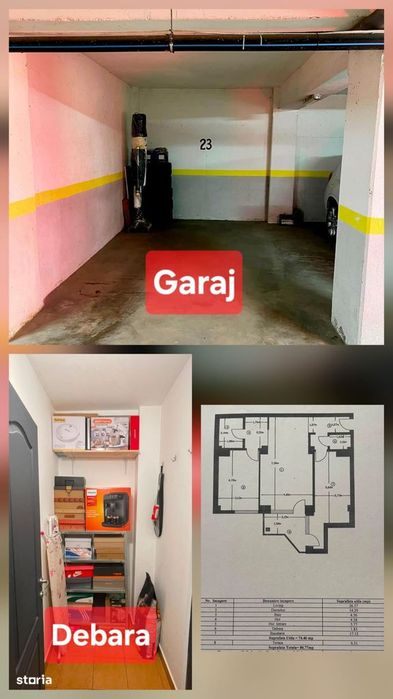 2 camere NORD , mobilat / utilat / PARCARE , Amplasament DEOSEBIT