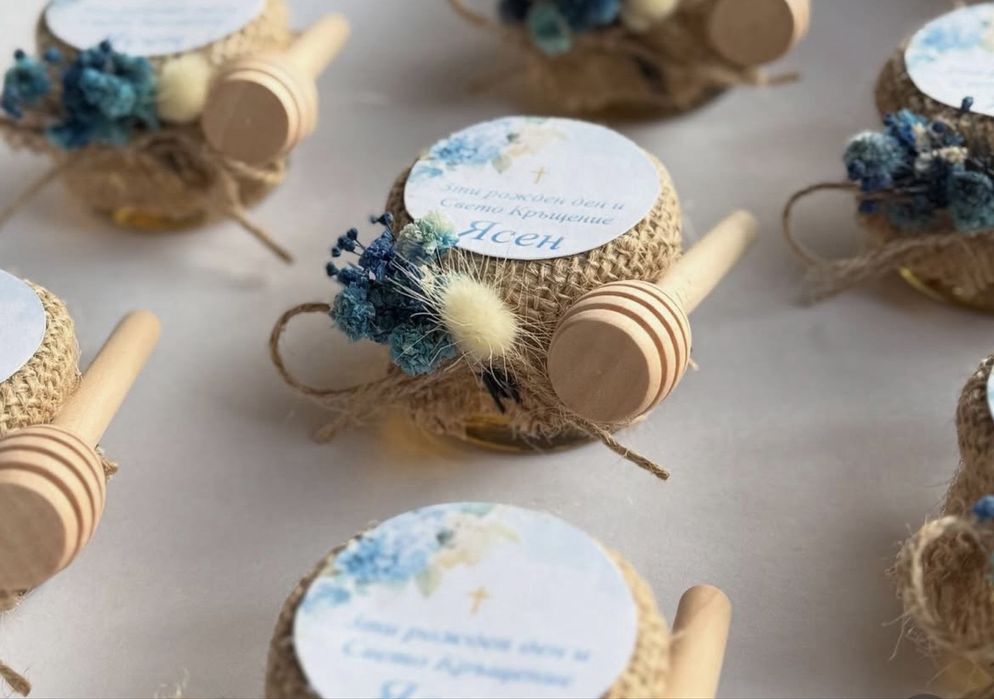 Подаръци за гости - погача, кръщене, рожден ден