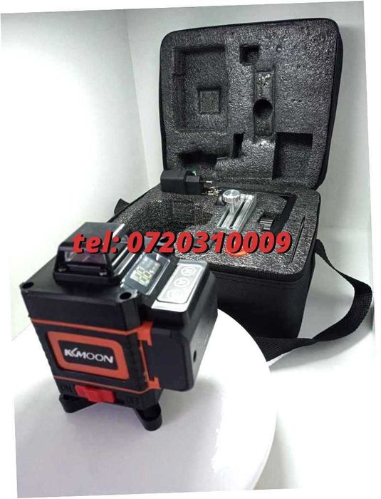 Nou  Nivela Fascicul Ldvian Profesionala Laser 16 Lini 4d Verde