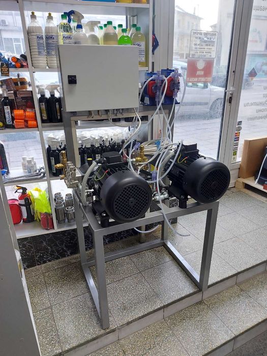 Обурудване на автомивки на самообслужване