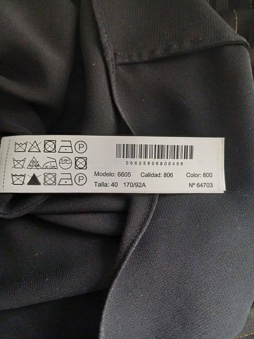 Massimo Dutti елегантна черна рокля, размер 40