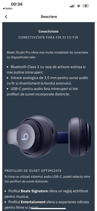 Casti Beats  Studio Pro