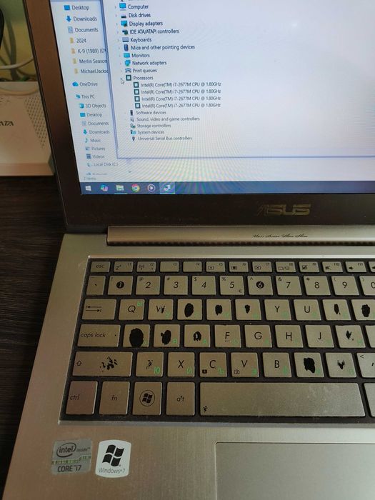 Asus zenbook ux31e-ry010v i7/4gb/250