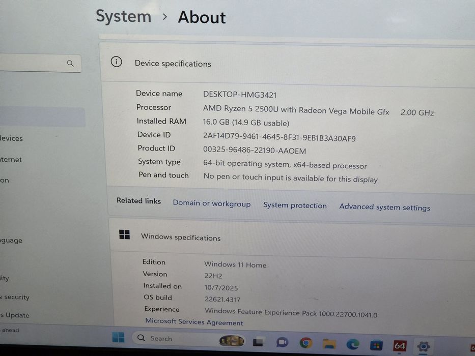 vand laptop jocuri pt monitor-Tv.Acer Nitro.Ryzen 5.16 Gb.RX 560 4GB.Ssd 512 Gb