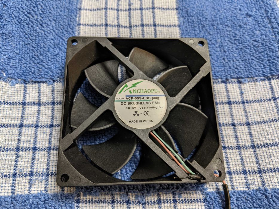 Кулер для корпуса компьютера, USB 92x92x25mm, вентилятор для охлада