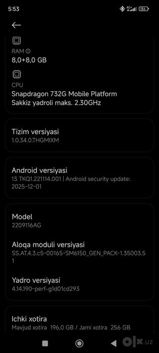 Redmi note 12 pro sotiladi