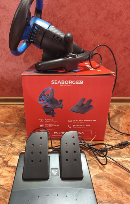 Геймърски волан с педали