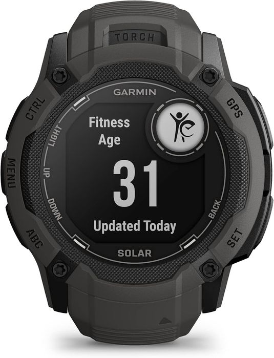 Smartwatch Garmin Instinct 2X Solar, 50mm, GPS, Android/iOS,negru,sigilat