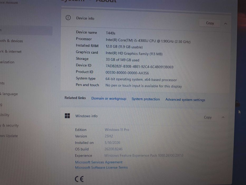 Lenovo Thinkpad T440s