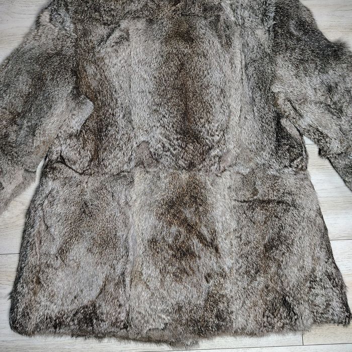 Haină de blană naturală de iepure