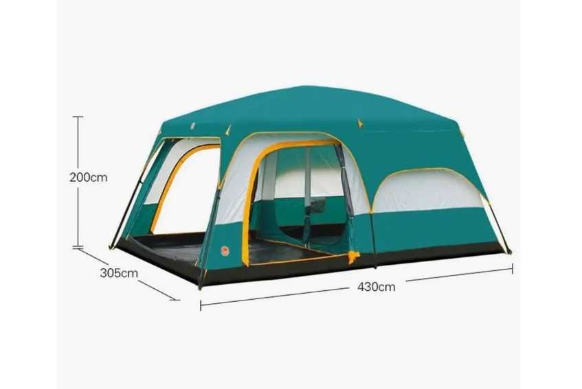 Палатка 2х комнатный-3,3х2,10х1,85 см. Доставка бесплатно