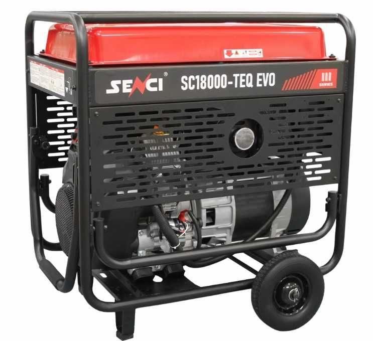 Бензинов генератор за ток SENCI SC18000TEQ EVO/ 17kW/ 230V/400V
