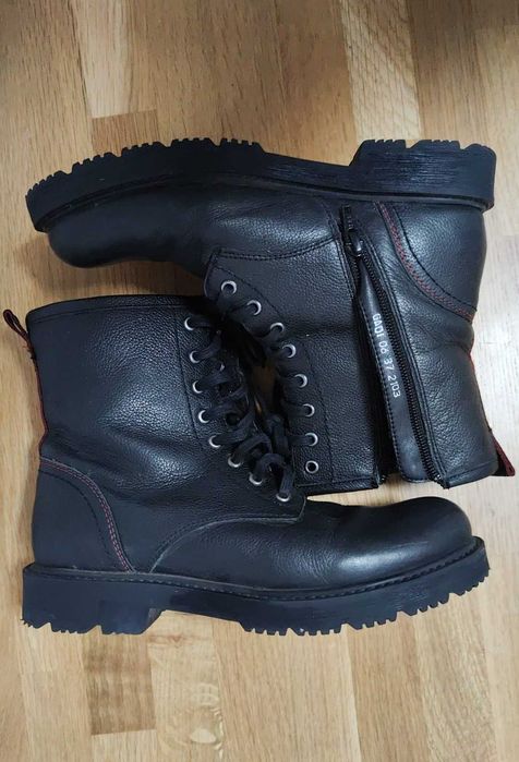 Cizme negre piele naturala, marimea 37