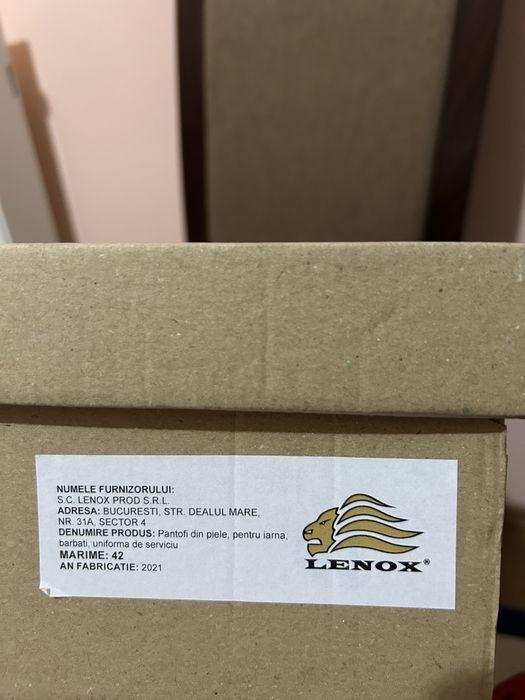 Pantofi piele marimea 42 NOI in cutie