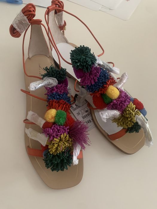 Sandale Zara (din piele)