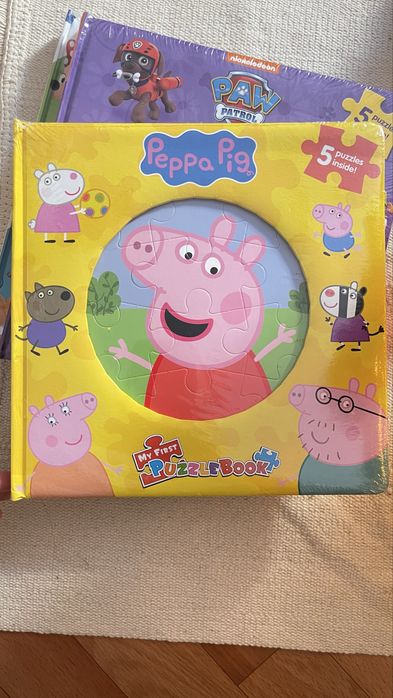 Пазлы картонки на английском