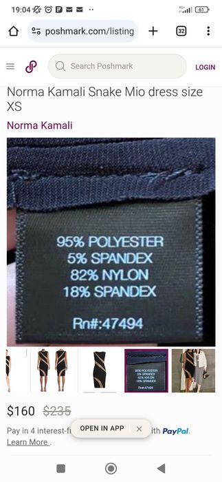 Rochie de seara / cocktail Norma Kamali măsură 36 / S