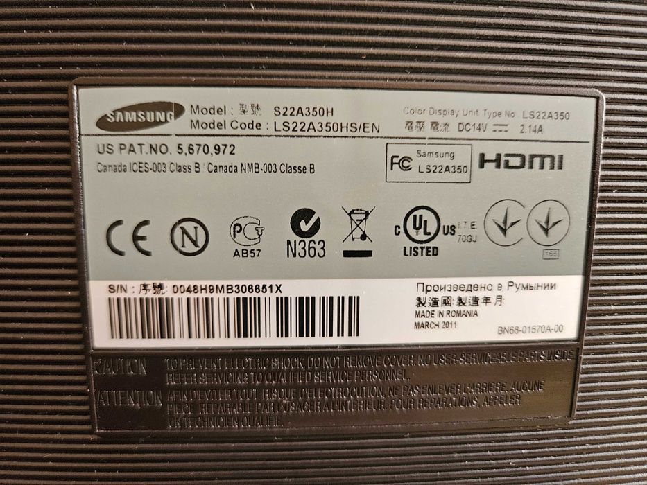 Монитор Samsung SyncMaster SA350