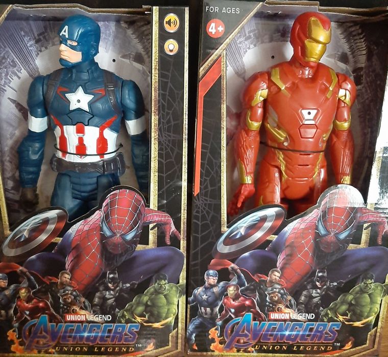 Капитан Америка,Спайдърмен ,Железния човек 30см