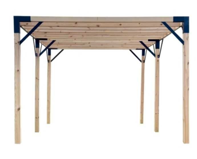 Pergola lemn 6 picioare